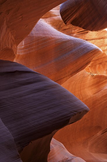 Colourful sandstone formations