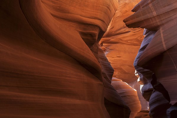 Colourful sandstone formations