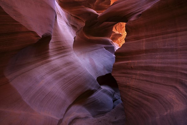 Colourful sandstone formations