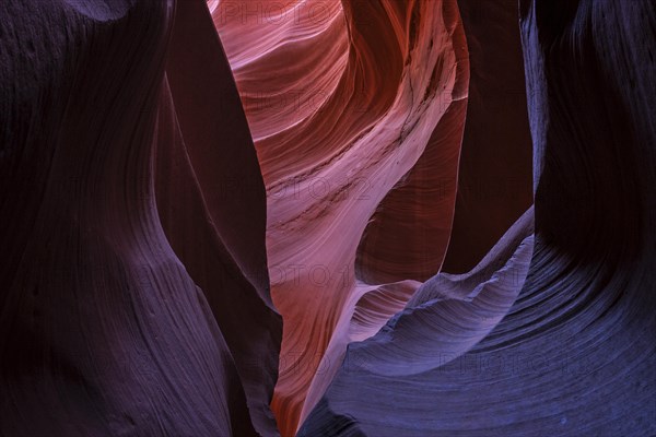 Colourful sandstone formations