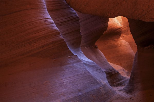 Colourful sandstone formations