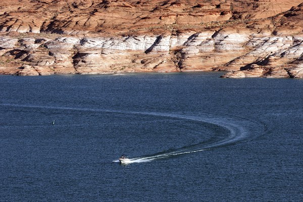 Boat on Lake Powell