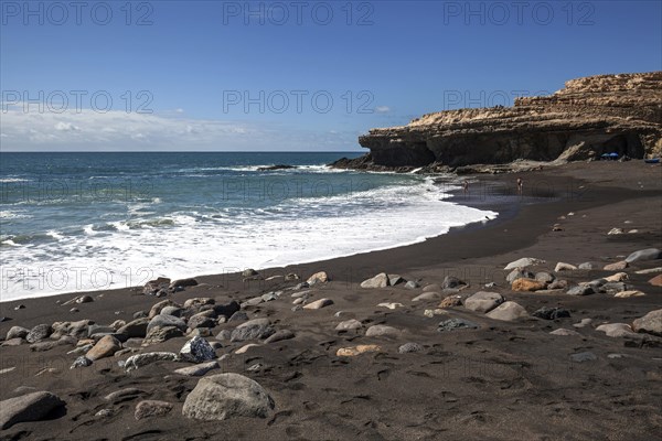 Beach Playa de los Muertos in Ajuy