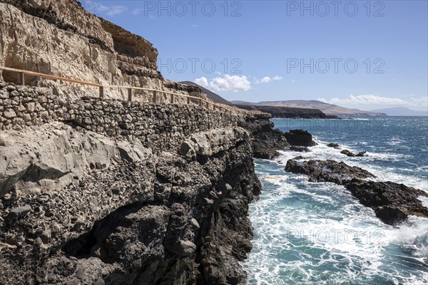 Path along the cliffs in Ajuy