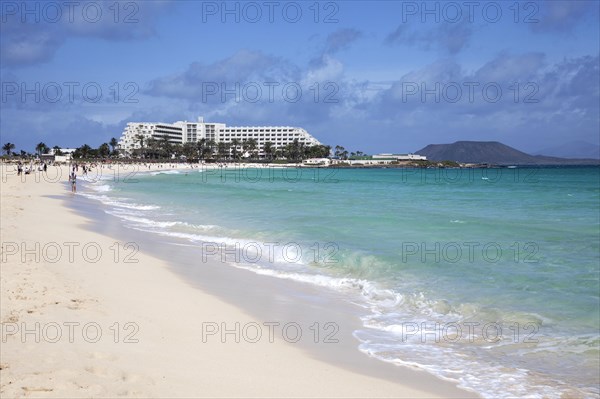 Sandy beach and turquoise sea