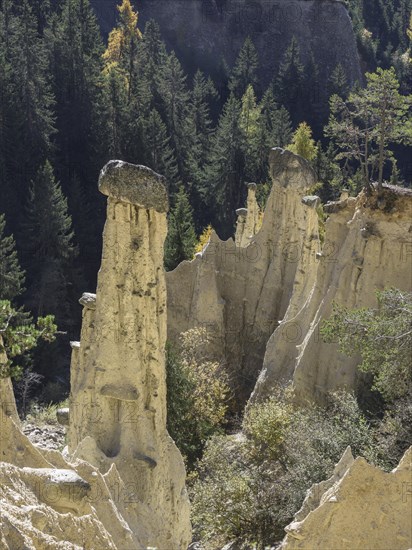 Earth pyramids in Percha