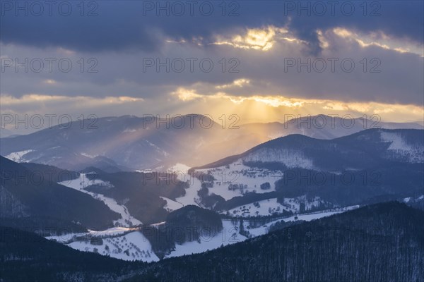 View from Peilstein at sunset