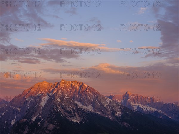 Shining Watzmann at sunrise