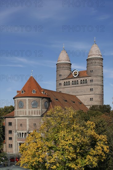 Pauluskirche church in fall