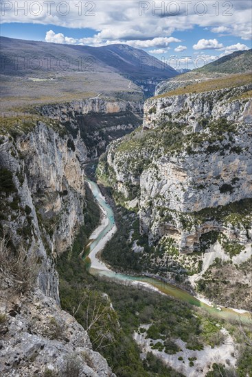 Verdon and Gorges du Verdon or Grand Canyon du Verdon