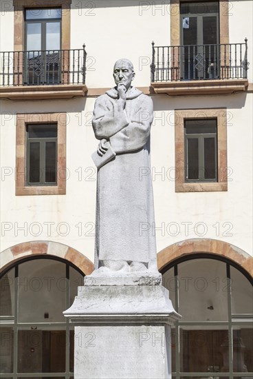 Statue of the Benedictine monk