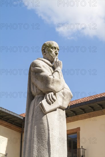 Statue of the Benedictine monk