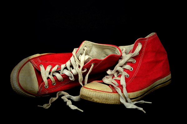 Worn red Chucks