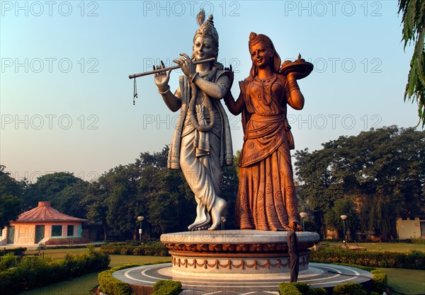 Lord Krishna and Radha statue