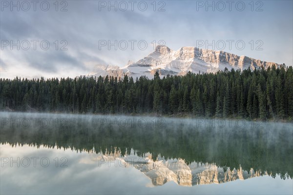 Johnson Lake with Mt Rundle