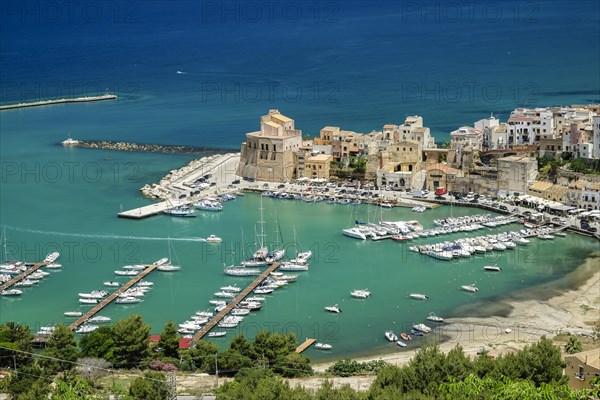 Castellammare del Golfo with harbor