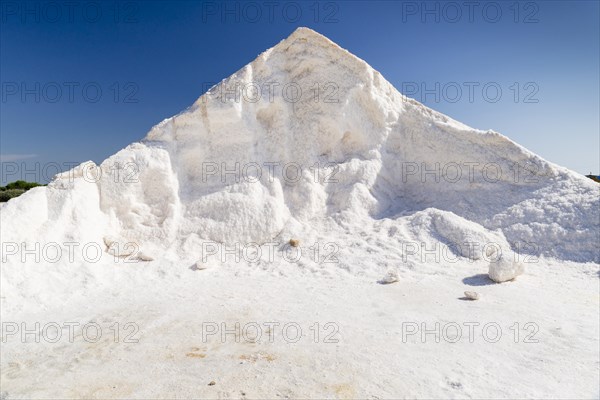 Mountain of table salt