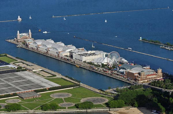 Navy Pier on Lake Michigan