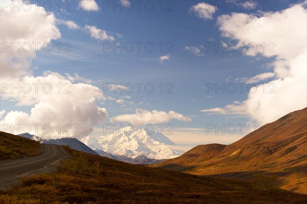 Mount McKinley in autumn