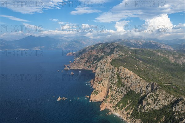 Coastal and mountain scenery