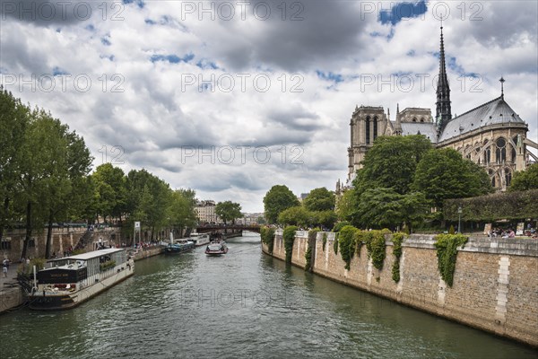 Houseboats on the Seine