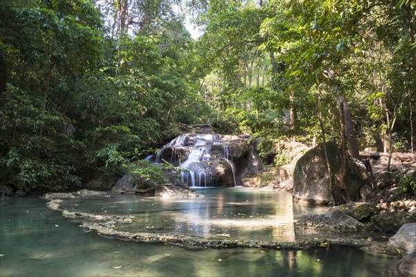 Waterfall in Erawan National Park