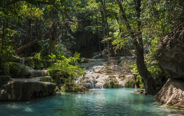 Waterfall in Erawan National Park