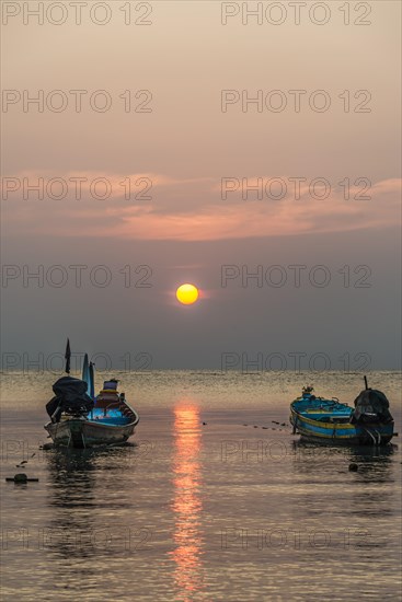 Two long-tail boats