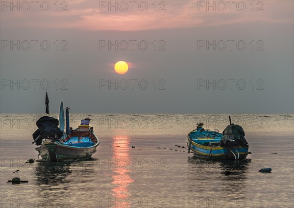 Two long-tail boats