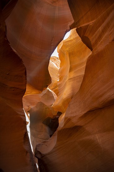 Colourful sandstone formation