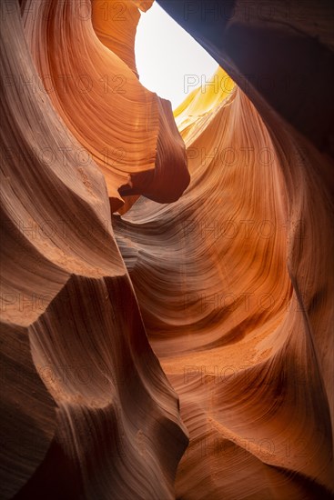 Colourful sandstone formation