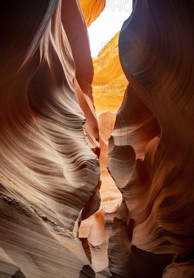 Colourful sandstone formation