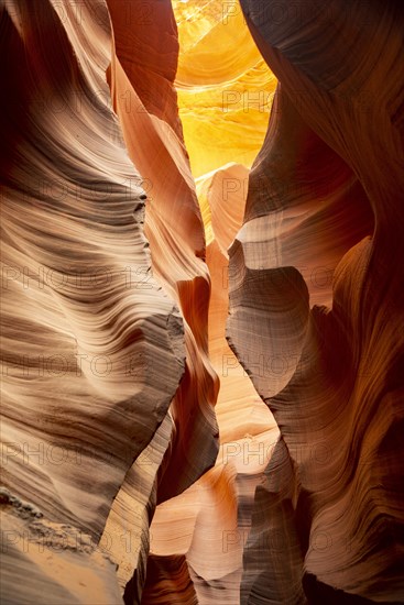 Colourful sandstone formation