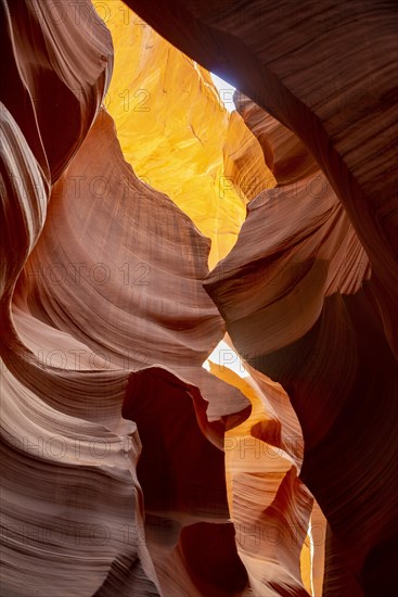 Colourful sandstone formation