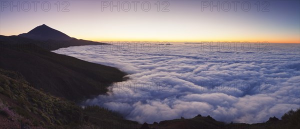 Volcano Pico del Teide at sunset