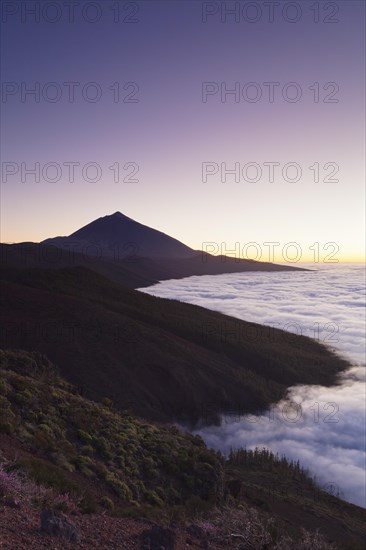 Volcano Pico del Teide at sunset