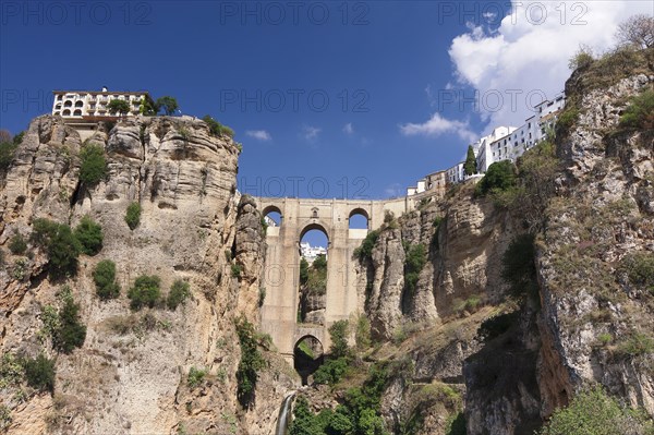 Puente Nuevo Bridge over the gorge of the Rio Guadalevin