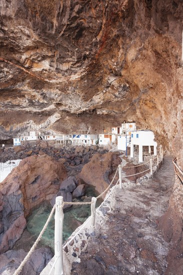 Fisher's huts in the Pirate Bay Cueva de Candelaria