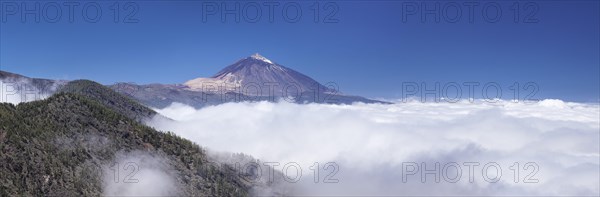 Pico del Teide above a blanket of clouds