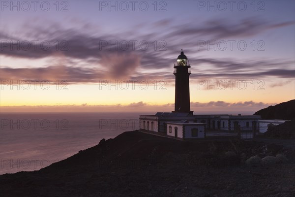 Lighthouse Faro de Orchilla in the evening