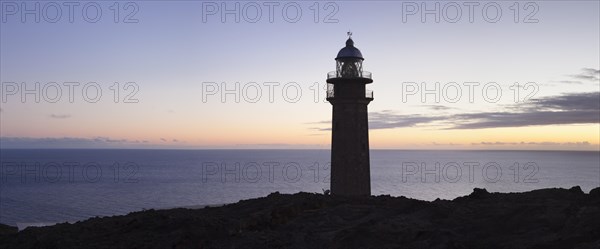 Lighthouse Faro de Orchilla in the evening