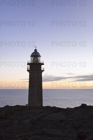 Lighthouse Faro de Orchilla in the evening