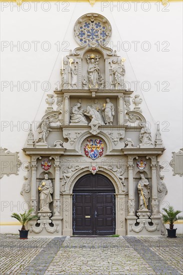 Main portal of the Pilgrimage Church of Maria im Sand