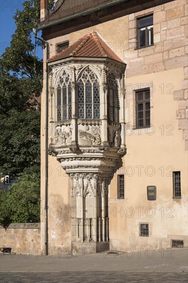 Sebalder vicarage with oriel window