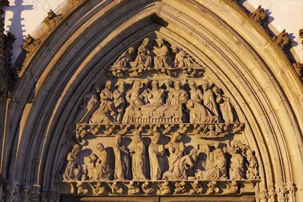 Tympanum of the Church of Our Lady