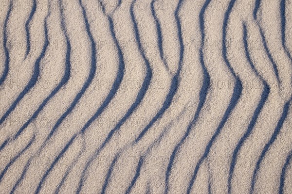 Wavy lines in sand