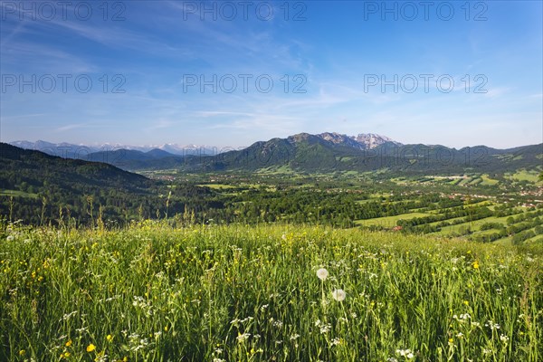 View from the Sonntraten over the Isar valley