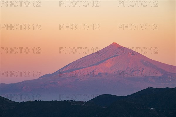 Mount Teide volcano on Tenerife at sunset