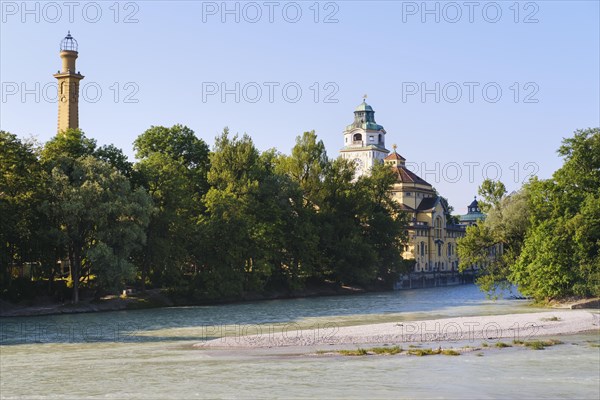 Tower of Muffatwerk and Mullersches Volksbad