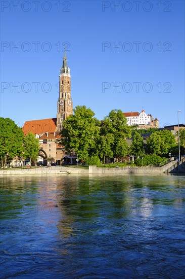 Church St. Martin and Castle Trausnitz